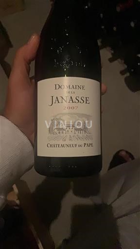 Thung lũng Rhône Châteauneuf-du-pape Domaine La Janasse 2007