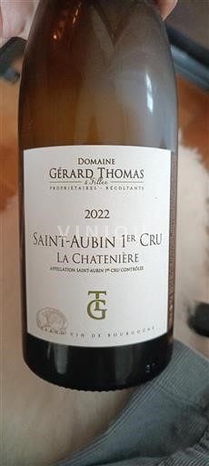 Burgundy Unspecified Premier Cru Domaine Gérard Thomas & Filles La Chatenière 2022