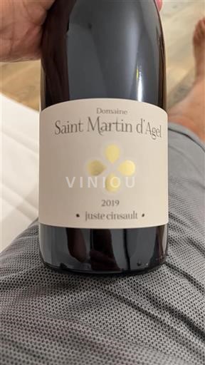 Languedoc Domaine Saint Martin Agel Juste Cinsault 2019