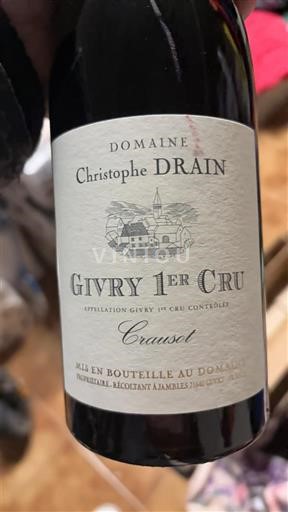 Bourgondië Niet gespecificeerd Premier Cru Domaine Christophe Drain Crausot 2022