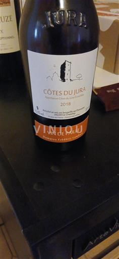 Jura Côtes du Jura Domaine Frédéric Lambert Vin de Paille 2018