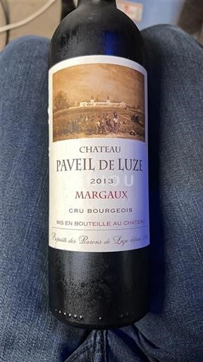 Bordéus Margaux Cru Bourgeois Château Paveil de Luze 2013