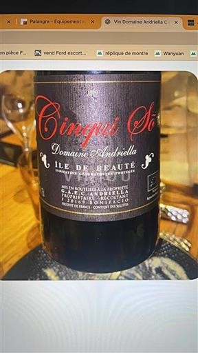 Corsica Île van Schoonheid Domaine Andriella Cinqui So 2019