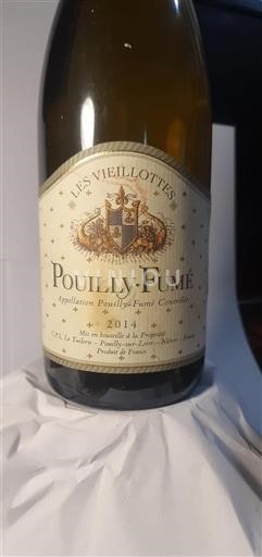 Loiredalen Pouilly-fumé C.P.L La Tuilerie Les Viellottes 2014