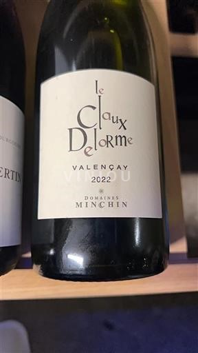 Loire Valley Valençay Domaine S Minchin Le Claux Delorme 2022