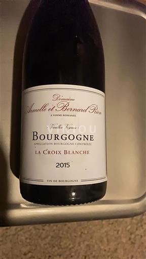 Burgund Domaine Armelle et Bernard Rion La Croix Blanche 2015