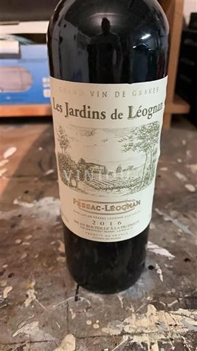 Bordéus Pessac-Léognan Les Jardins de Léognan 2016