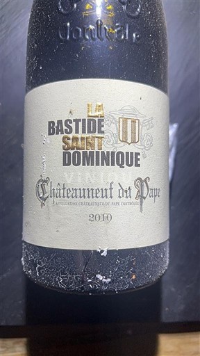 Vallée du Rhône Châteauneuf-du-pape La Bastide Saint Dominique 2010