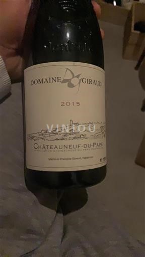 Rhône Valley Châteauneuf-du-Pape Domaine Giraud 2015