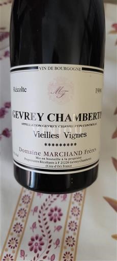 Bourgondië Gevrey-Chambertin Domaine Marchand Frères Vieilles Vignes 1999