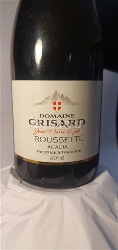 Savoyen und Bugey Roussette de Savoyen Domaine Grisard Acacia 2016