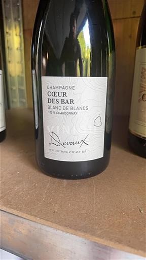 Champaña Champán Devaux Cœur des Bar Blanc de Blancs 2022