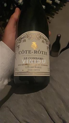 Rhônen laakso Côte-rôtie Gilles Barge Le Combard 2015