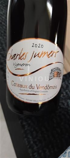 Loire Valley Coteaux du Vendômois Charles Jumert 2020