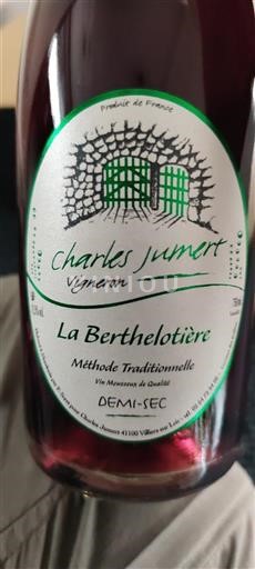Loire Valley Coteaux du Vendômois Charles Jumert La Berthelotière Non-Vintage