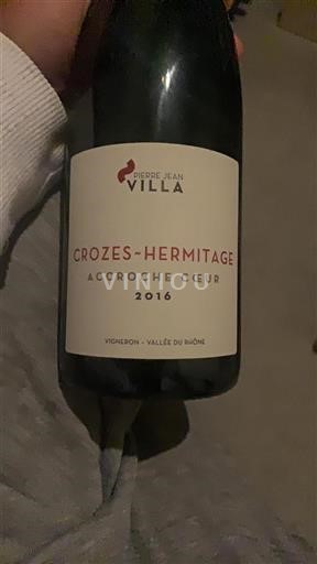 Rhônedalen Crozes-Hermitage Pierre Jean Villa Accroche Coeur 2016