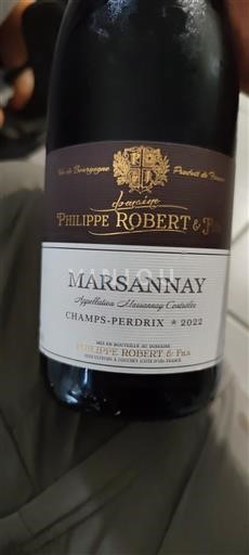 Borgoña Marsannay Domaine Philippe Robert Champs-Perdrix 2022