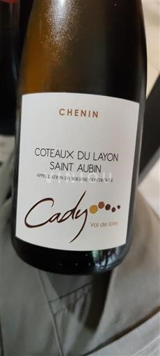 Údolí Loiry Coteaux-du-Layon Cady Chenin 2022