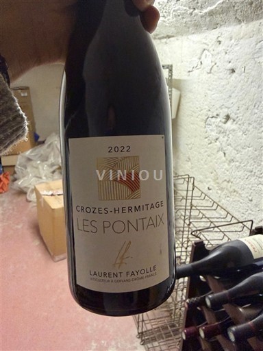 Vallée du Rhône Crozes-hermitage Laurent Fayolle Les Pontaix 2022