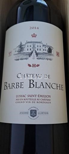 Bordeaux Lussac-saint-émilion Château Barbe Blanche 2014