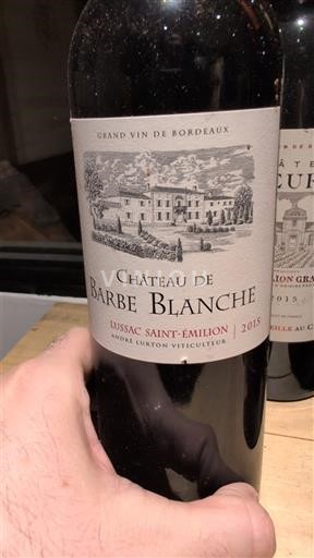 Bordeaux Lussac-saint-émilion Château Barbe Blanche 2015