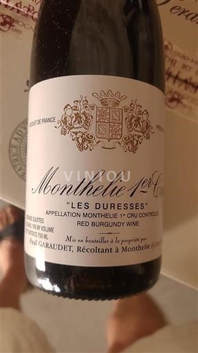 Bourgondië Monthélie Premier Cru Paul Garaudet Les Duresses 2018