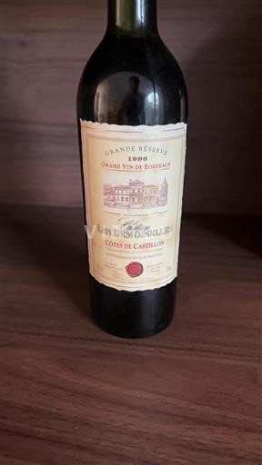 Bordéus Não especificado Château Les Demoiselles Grande Réserve 1996