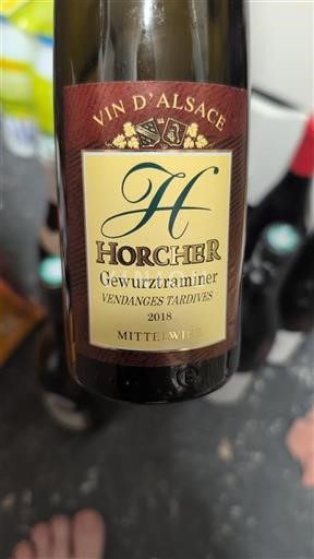 Alsace Vendanges Tardives Horcher 2018