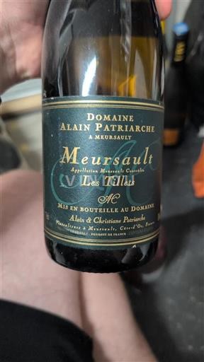 Borgogna Meursault Domaine Alain Patriarche Les Tillets 2010