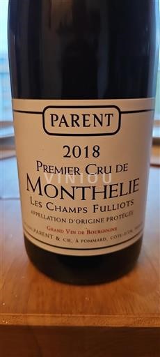 Burgund Monthélie Premier Cru Parent Les Champs Fulliots 2018