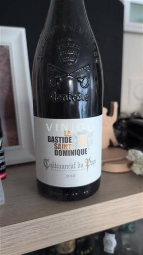 Rhône-dalen Châteauneuf-du-Pape La Bastide Saint Dominique 2012