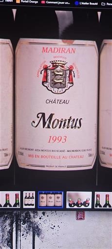 Südwestfrankreich Madiran Château Montus 1993