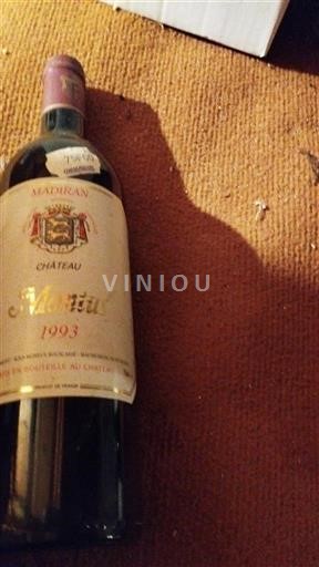 Sud-Ouest Madiran Château Montus 1993