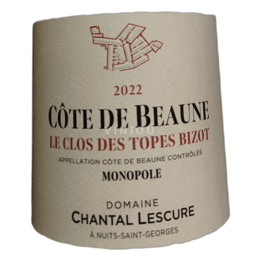 Bourgogne Côte de Beaune Domaine Chantal Lescure Le Clos des Topes Bizot 2022