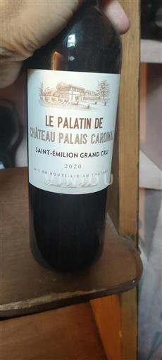 Burdeos Saint-Émilion Gran Cru Château Palais Cardinal Le Palatin 2020