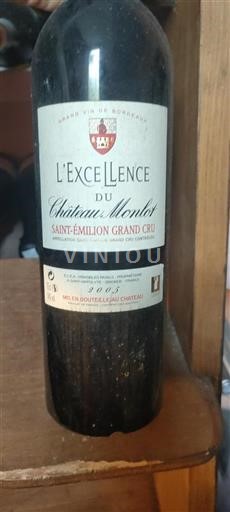 Burdeos Saint-Émilion Grand Cru Château Monlot L'Excellence 2005