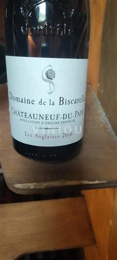 Rhône-dalen Châteauneuf-du-Pape Domaine La Biscarelle Les Anglaises 2016