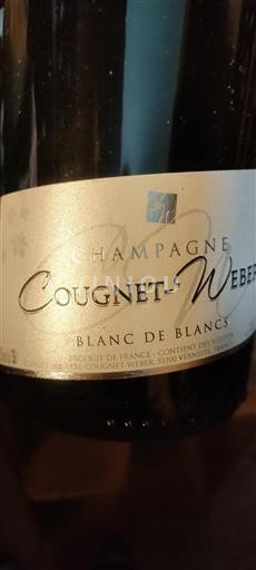 Champagne Cougnet-Weber Blanc de Blancs Icke årgångsbetecknad