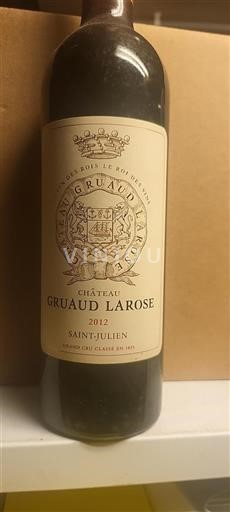 Bordeaux Saint-Julien Grand Cru Château Gruaud Larose 2012