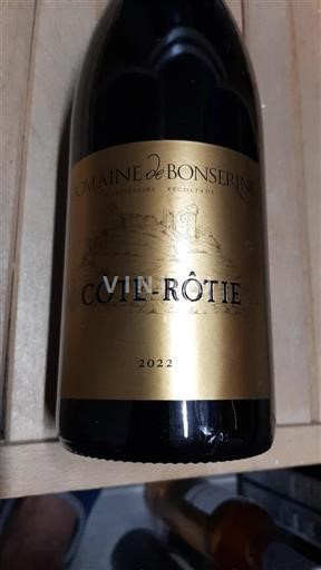 Valle del Ródano Côte-rôtie Domaine Bonserine 2022