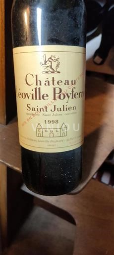 Burdeos Saint-Julien Grand Cru Château Léoville Poyferré 1998