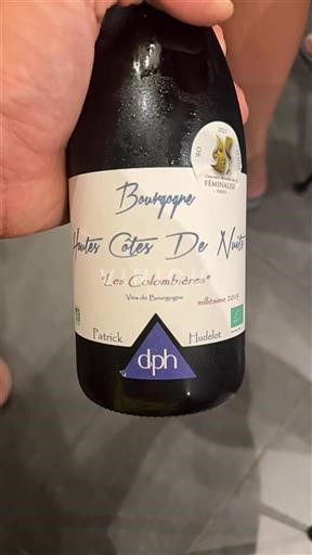 Borgonha Hautes Côtes de Nuits Patrick Hudelot Les Colombières 2019