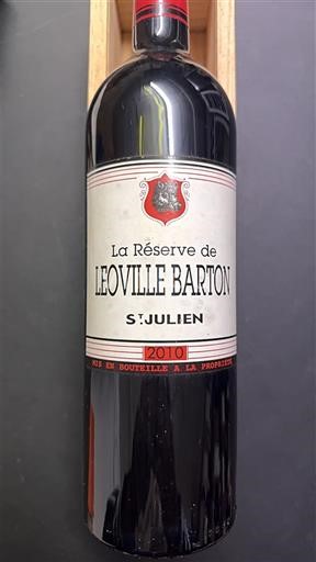 Bordeaux Saint-Julien Léoville Barton La Réserve de Léoville Barton 2010