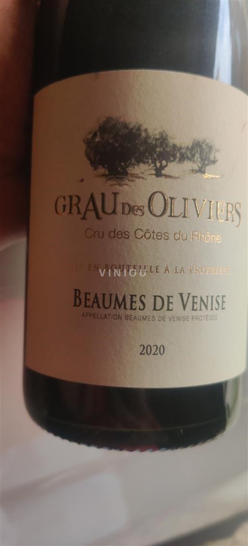 Rhônevallei Beaumes de Venise Grau des Oliviers 2020