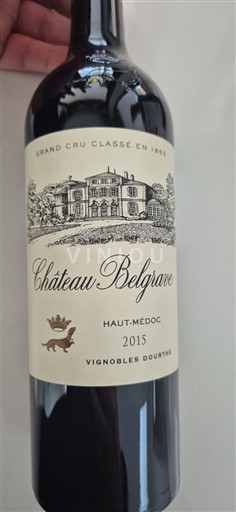 Burdeos Haut-Médoc Grand Cru Château Belgrave 2015