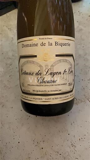 Valle del Loira Coteaux-du-Layon Domaine La Biquerie 2015
