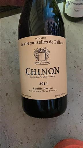 Loire Valley Chinon Les Demoiselles de Pallus 2014