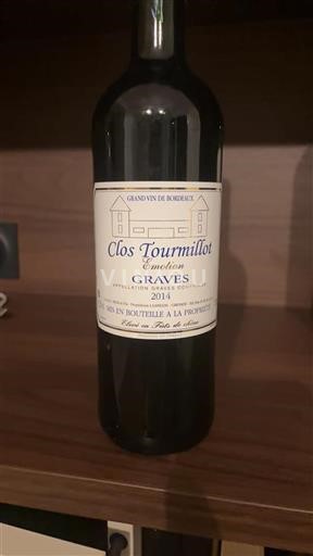 Burdeos Graves Clos Tourmilliot Emotion 2014