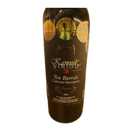 Vardar-dalen Skopje Château Kamnik Ten Barrels Cabernet Sauvignon Reserva 2020