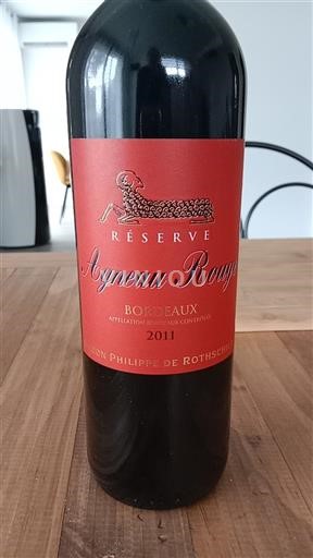 Burdeos Bordeaux Baron Philippe de Rothschild Réserve Agneau Rouge 2011